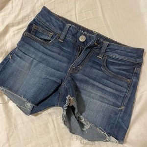 american eagle outfitters size 00 shorts distressed